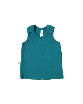 rib knit tank top CO - aruba