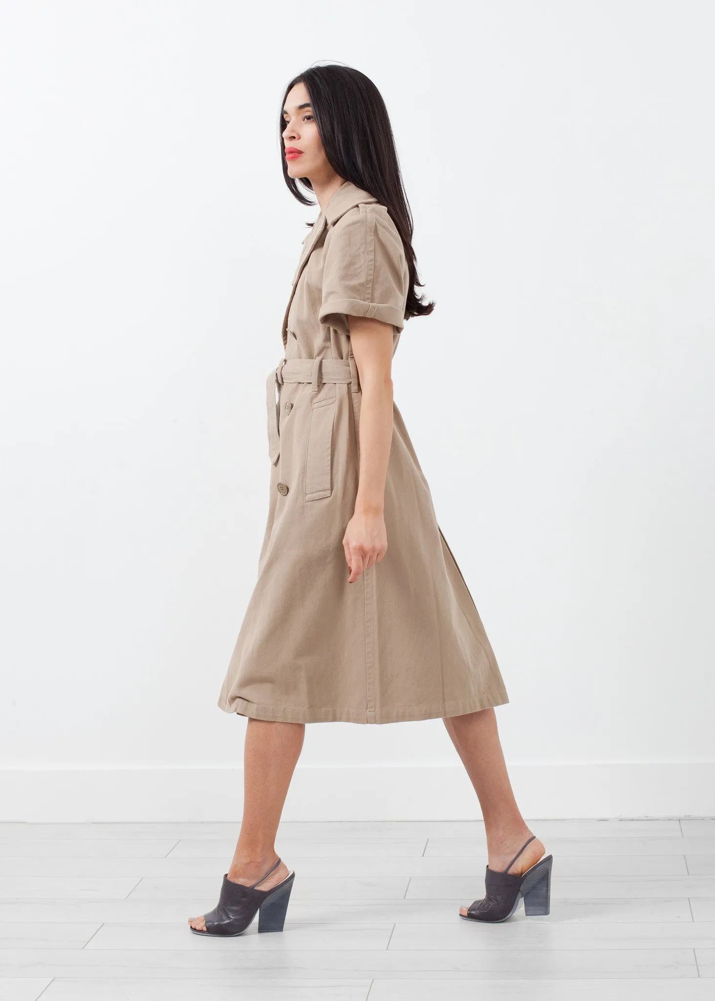 Rolled Sleeve Trenchcoat - More Choice