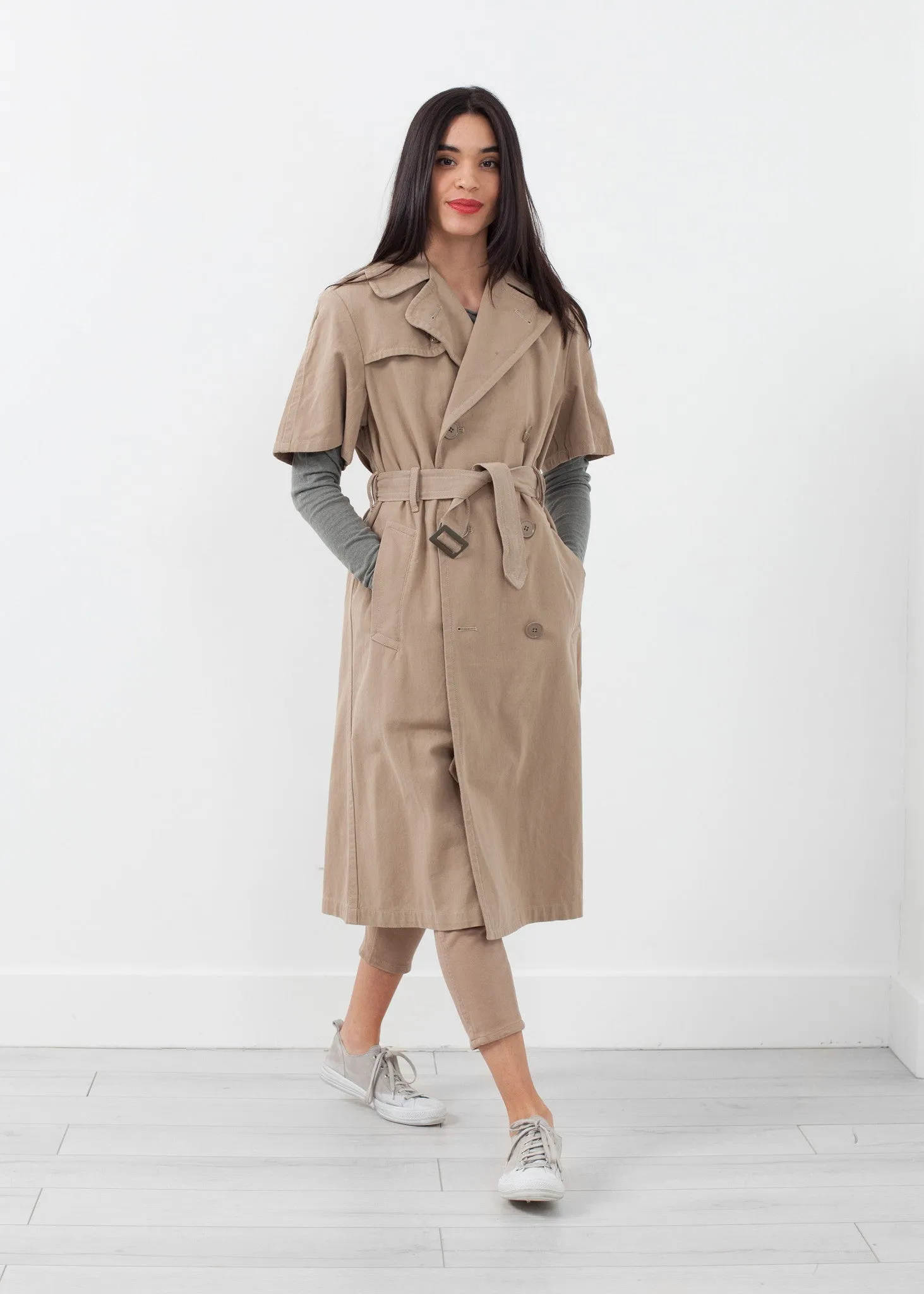 Rolled Sleeve Trenchcoat - More Choice