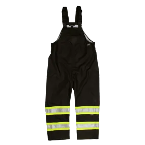 Safety Rain Bib Overall - Black