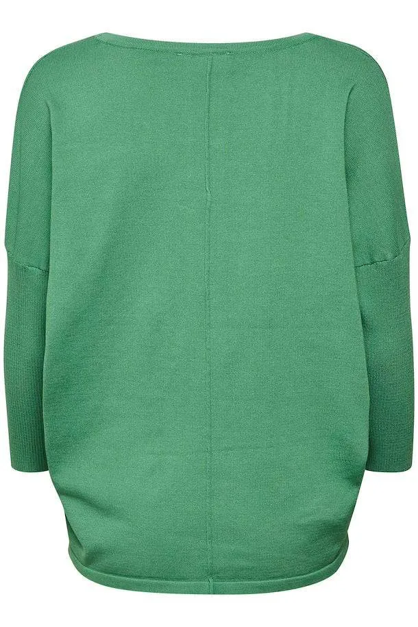 Saint Tropez SS23 Mila 3/4 Sleeve Batwing Fine Knit Jumper