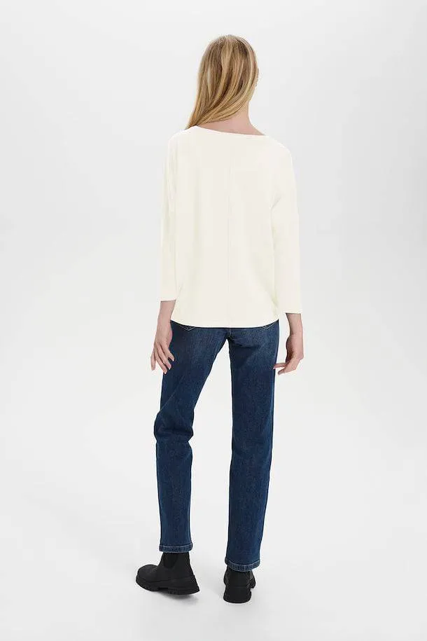 Saint Tropez SS23 Mila 3/4 Sleeve Batwing Fine Knit Jumper