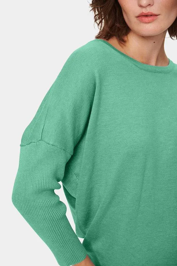 Saint Tropez SS23 Mila 3/4 Sleeve Batwing Fine Knit Jumper