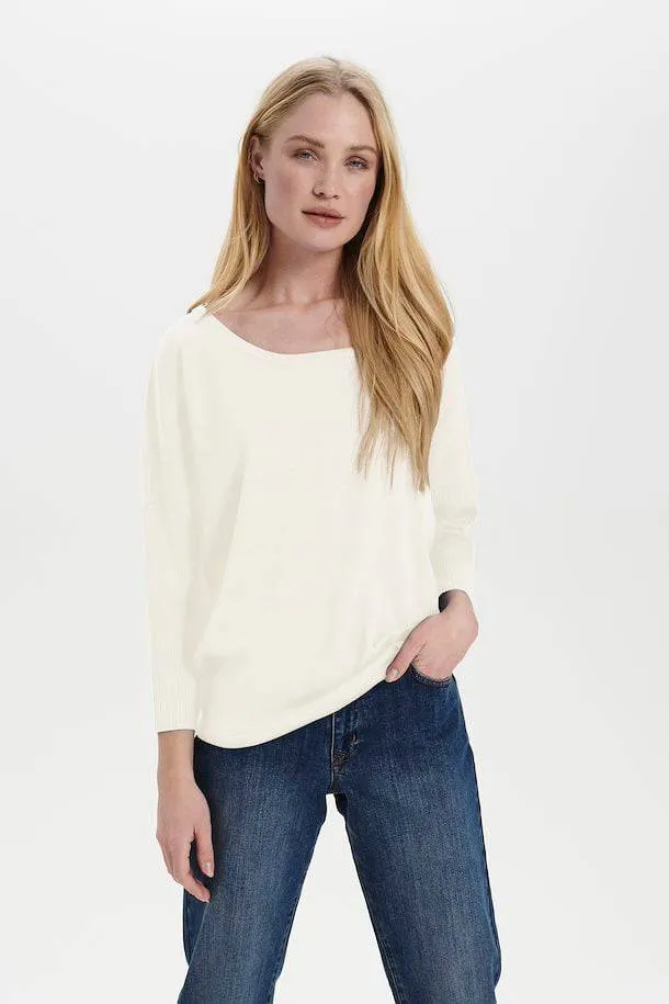 Saint Tropez SS23 Mila 3/4 Sleeve Batwing Fine Knit Jumper
