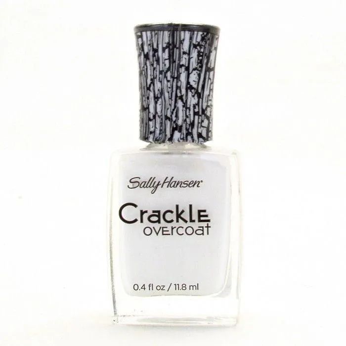 Sally hansen #01 snow blast crackle overcoat