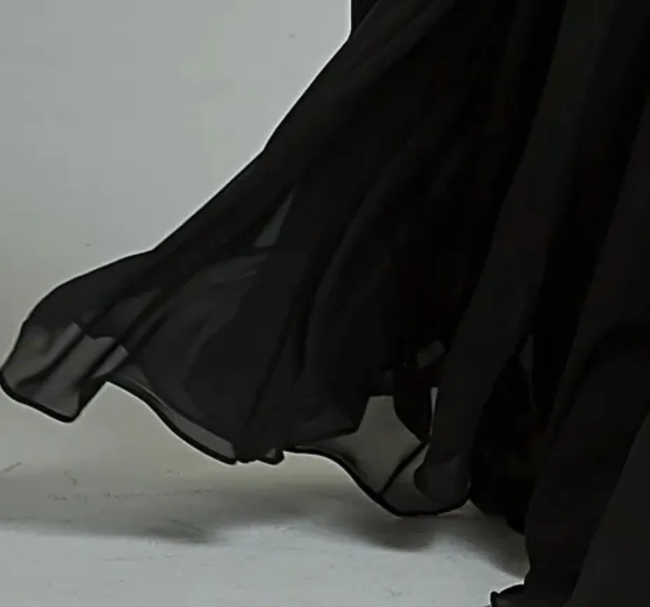 Sexy High Neck Split Chiffon Bridesmaid Dress