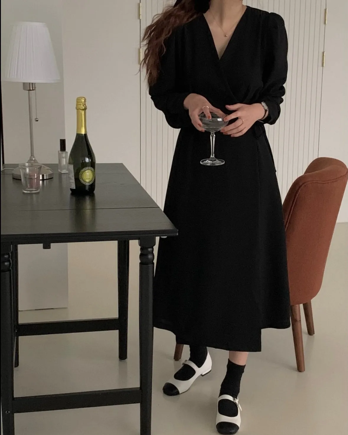 Sia Wrap Long Dress
