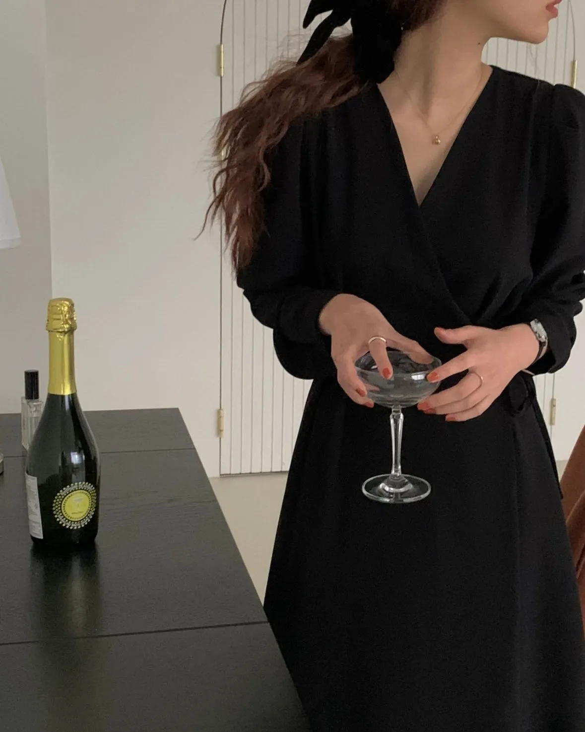 Sia Wrap Long Dress