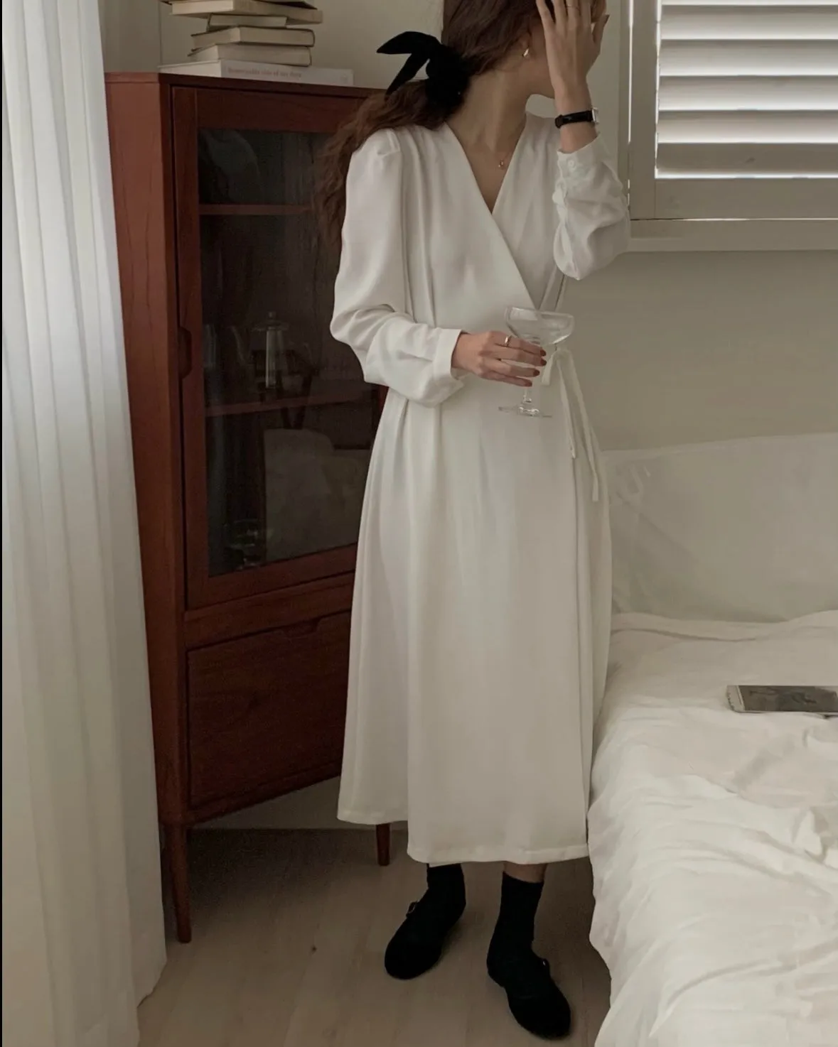 Sia Wrap Long Dress