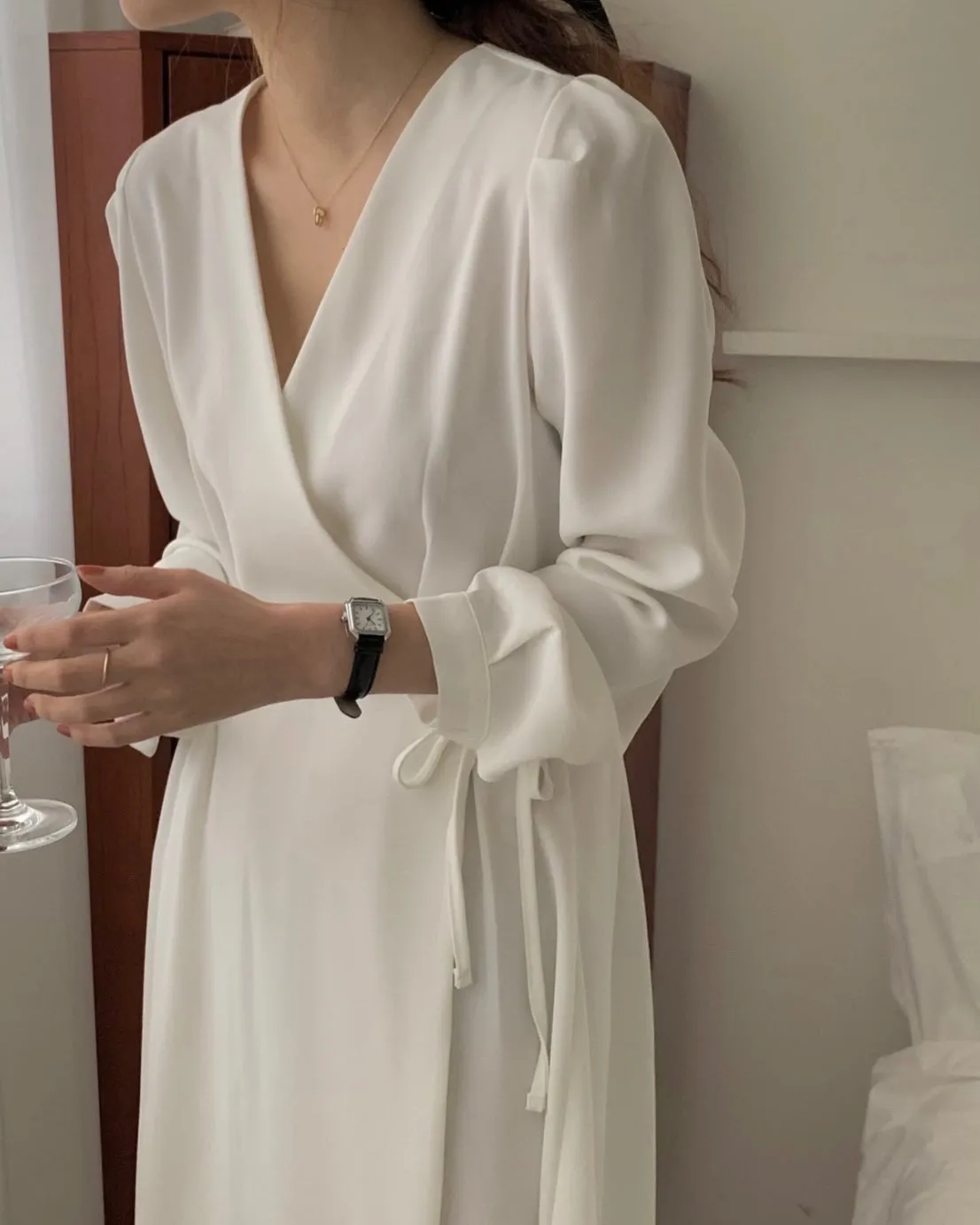 Sia Wrap Long Dress