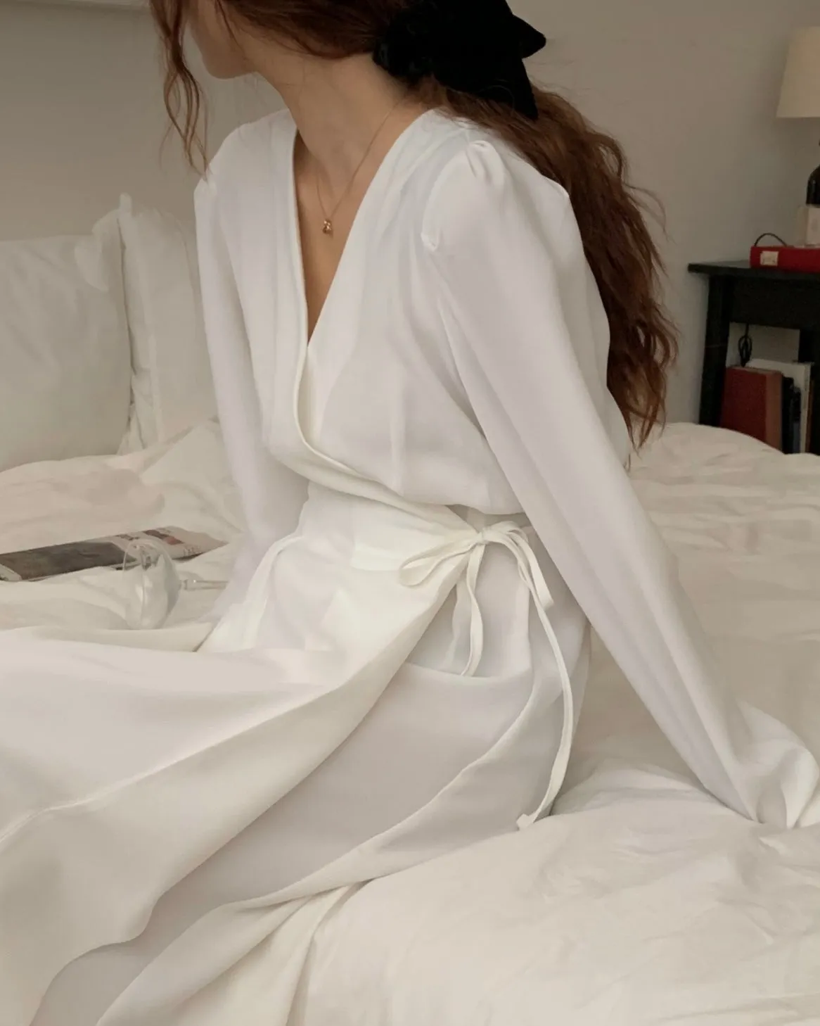 Sia Wrap Long Dress
