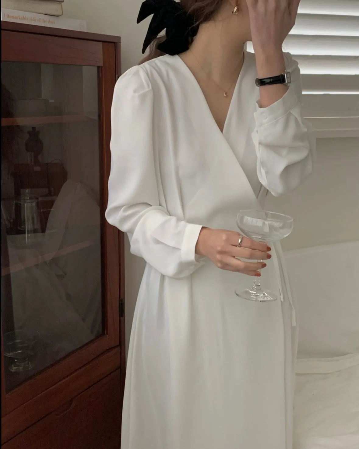 Sia Wrap Long Dress