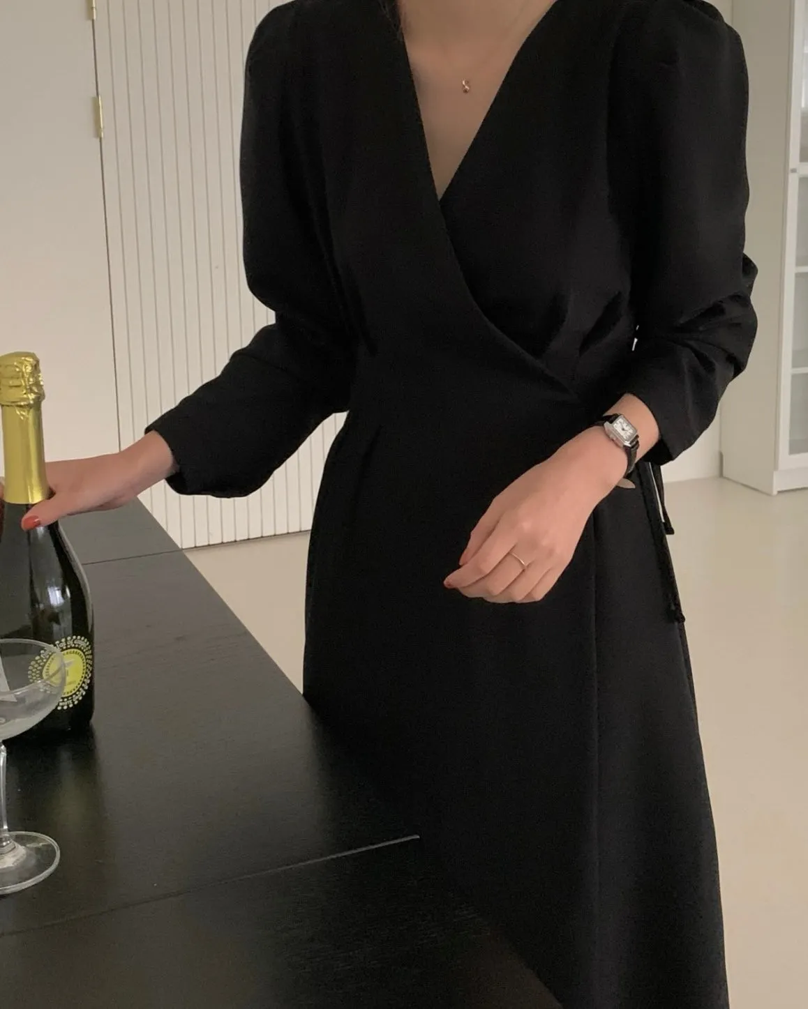Sia Wrap Long Dress