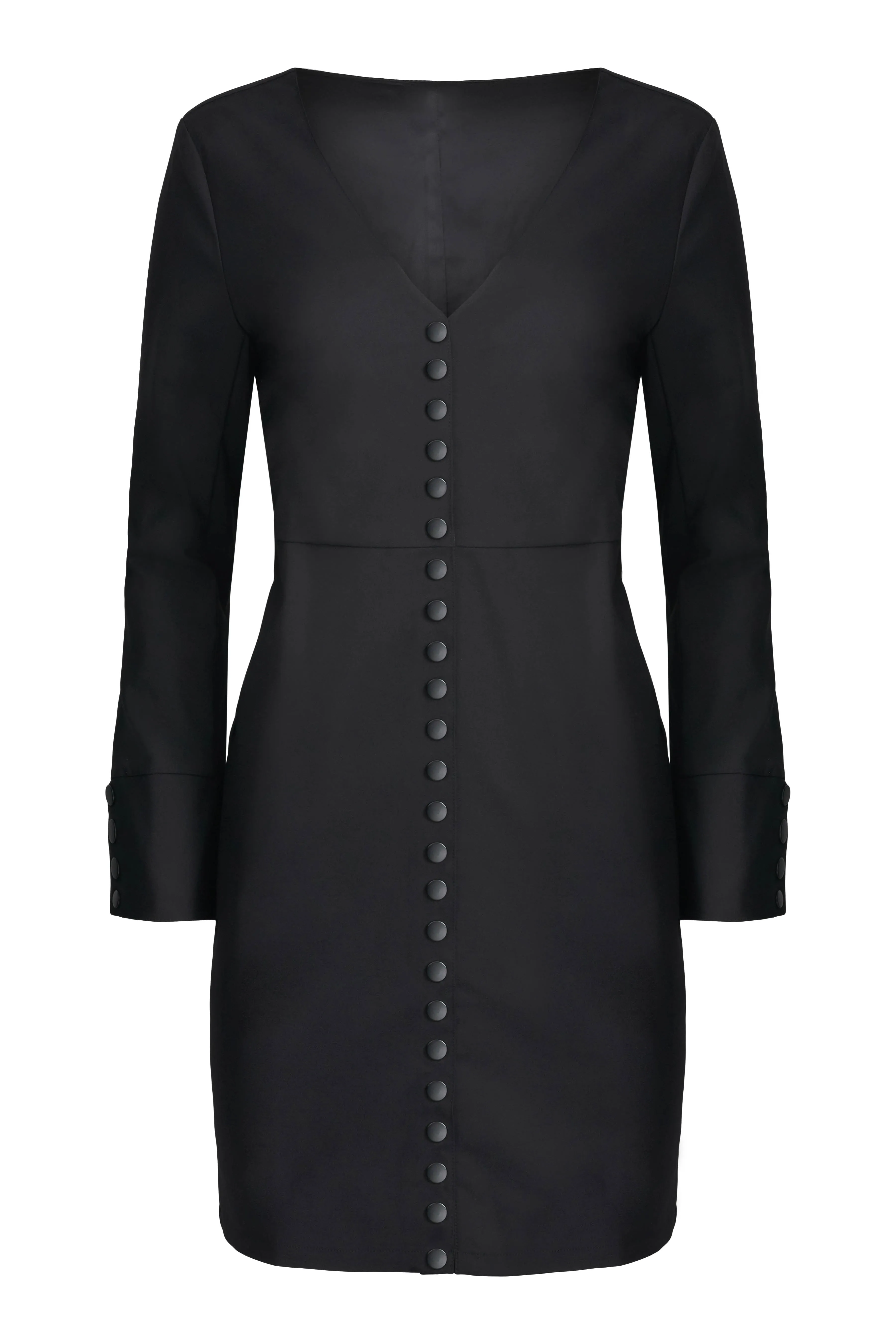 Snap Front Button Dress