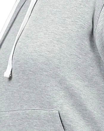 Solid Stylish Casual  Sweatshirt | Light Grey