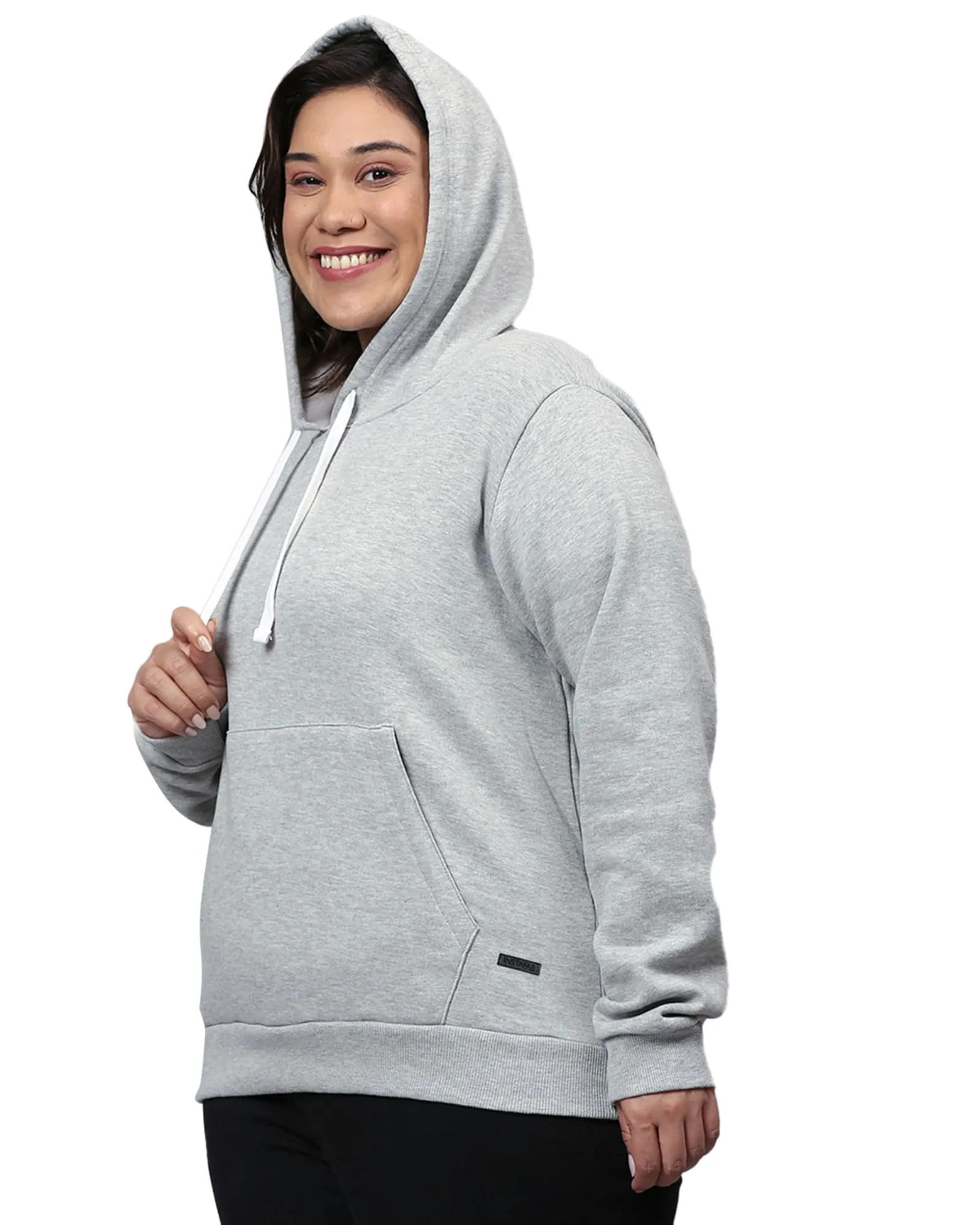Solid Stylish Casual  Sweatshirt | Light Grey