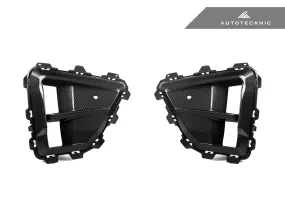 SQ-Aero Carbon Fiber Front Bumper Trim Set - F95 X5M LCI | F96 X6M LCI