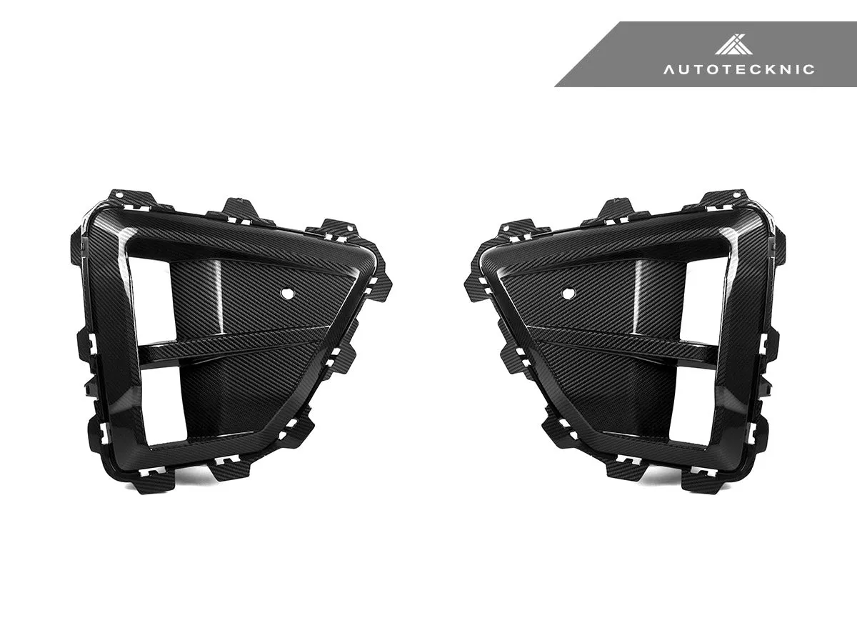 SQ-Aero Carbon Fiber Front Bumper Trim Set - F95 X5M LCI | F96 X6M LCI