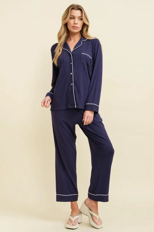 Stripe Accent Pj Pants