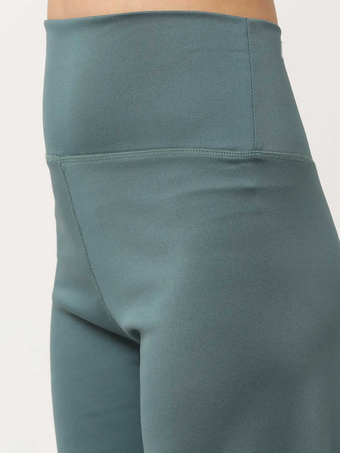 Teal Flared High Rise Full Length Yoga Pants