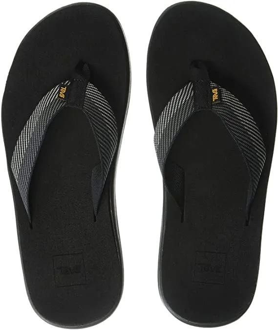 Teva Men's Voya Flips- Black/ Grey