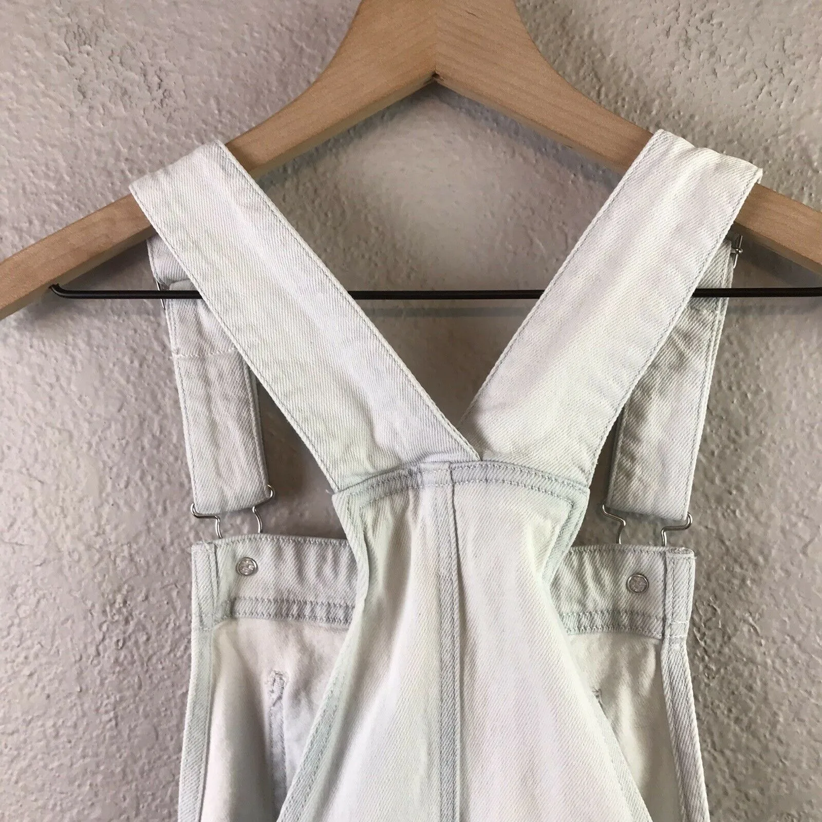 Tie Dye Denim Overall Dress