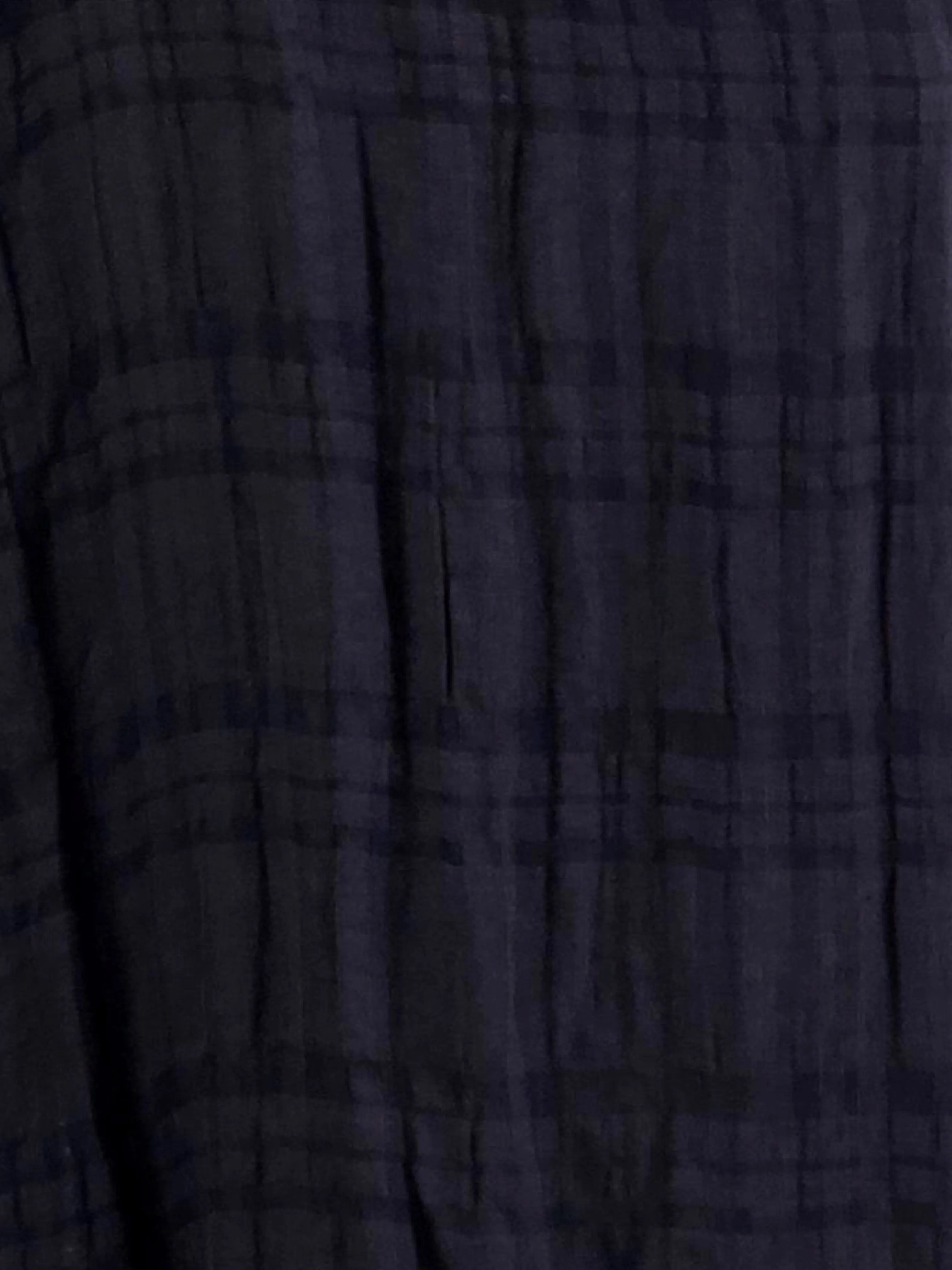 Tiered Crinkle Linen Dress