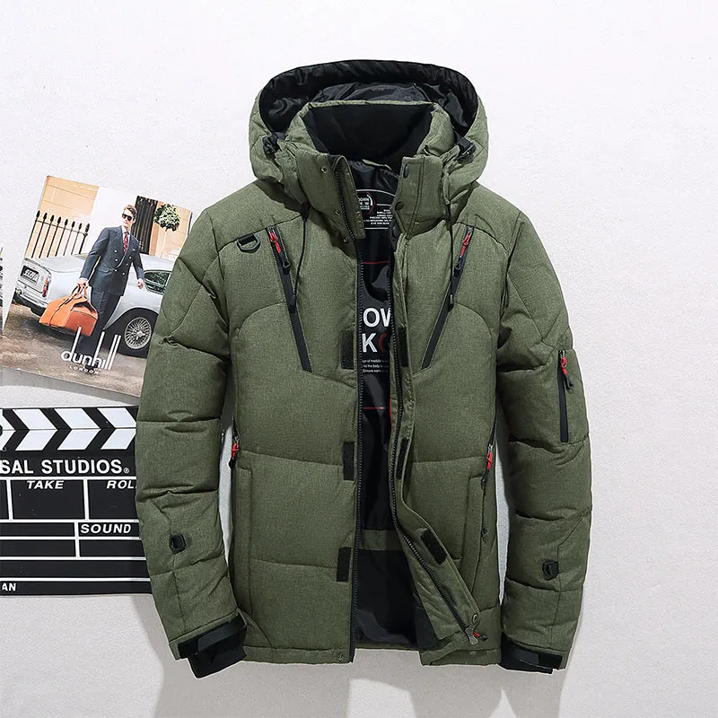 Tommy™ Parka winterjas met opstaande kraag in eendenstijl