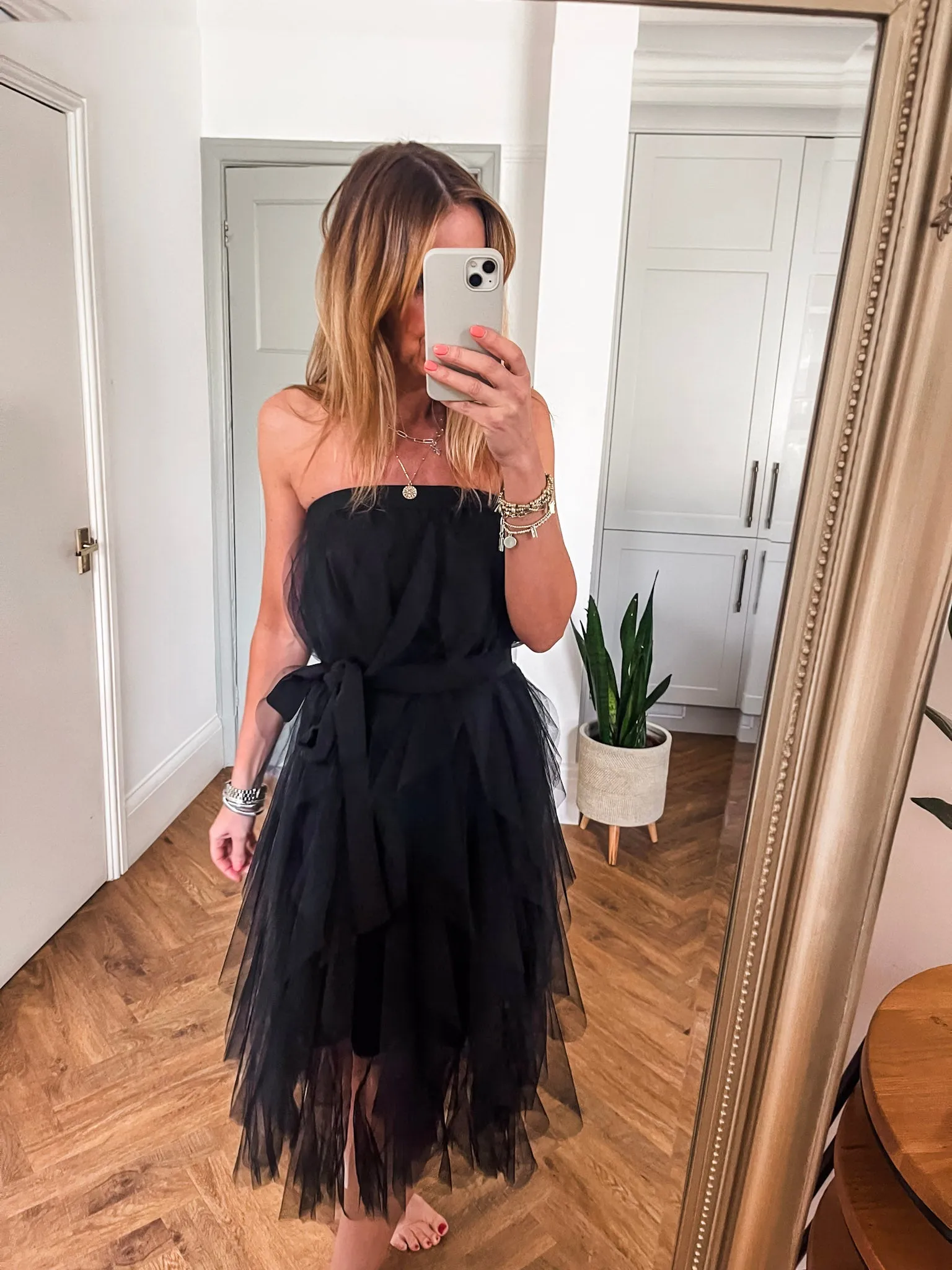 Tulle Layered Mesh Skirt
