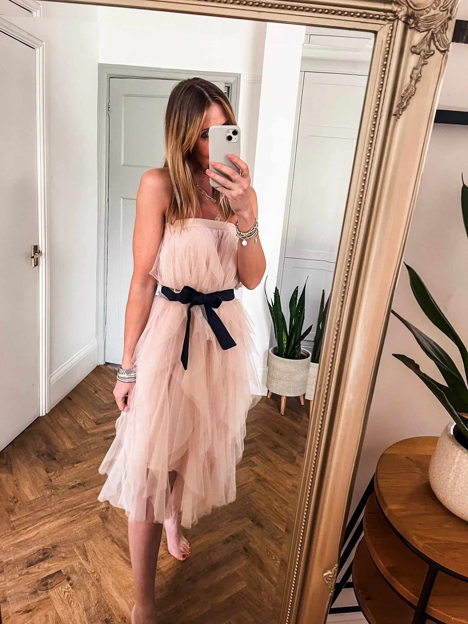 Tulle Layered Mesh Skirt