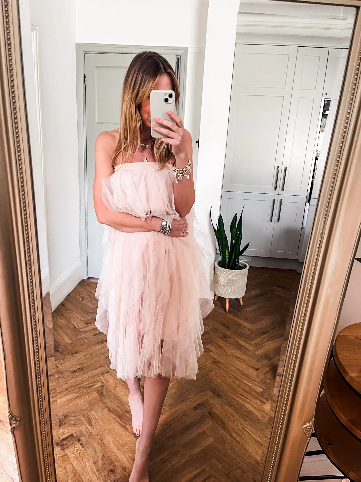 Tulle Layered Mesh Skirt