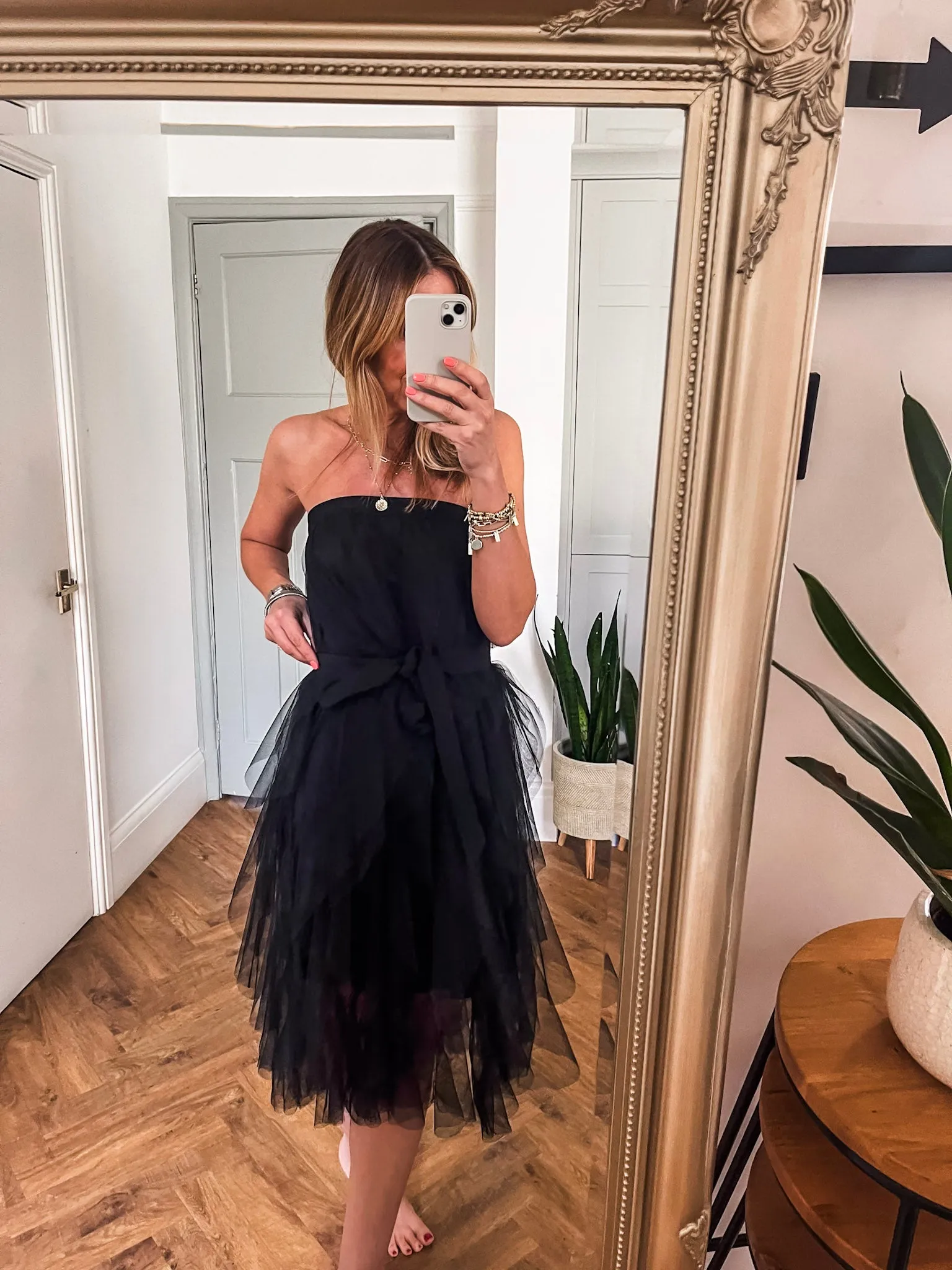 Tulle Layered Mesh Skirt
