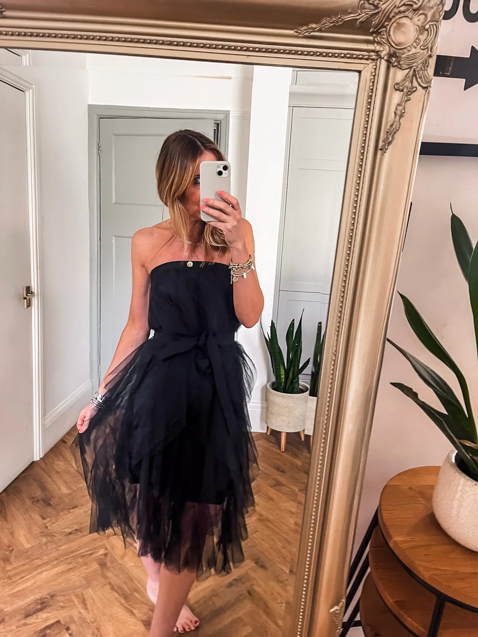Tulle Layered Mesh Skirt
