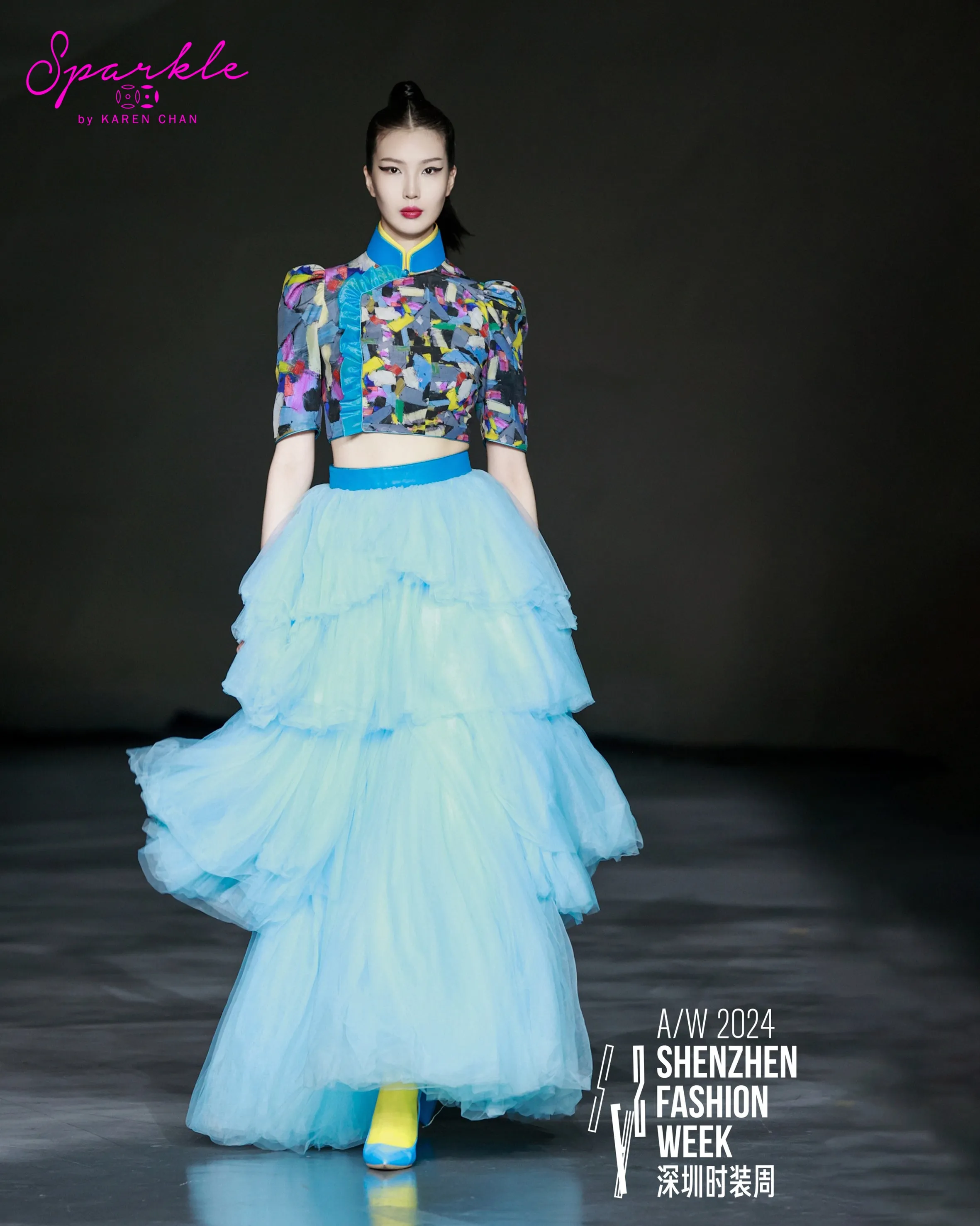 【TULLE】Layered High-Low Skirt
