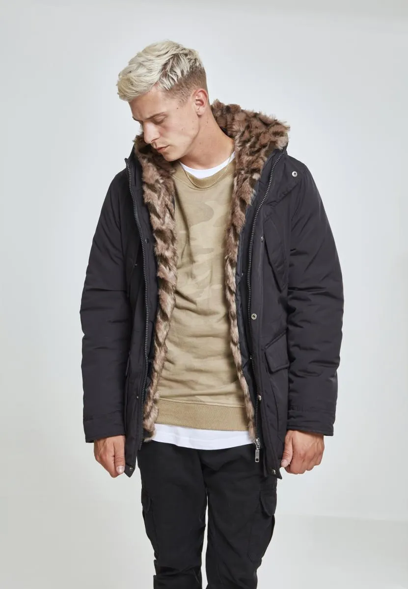 UC Hooded Faux Fur Parka