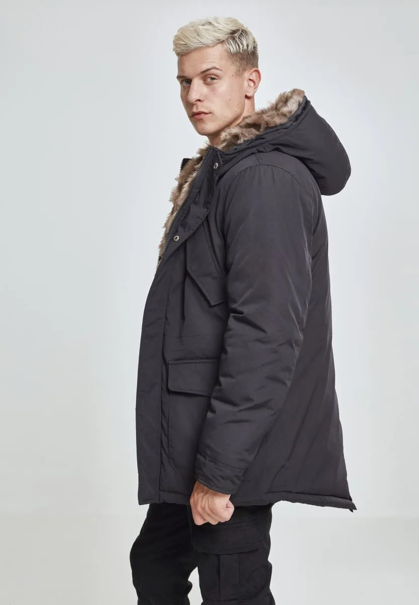 UC Hooded Faux Fur Parka