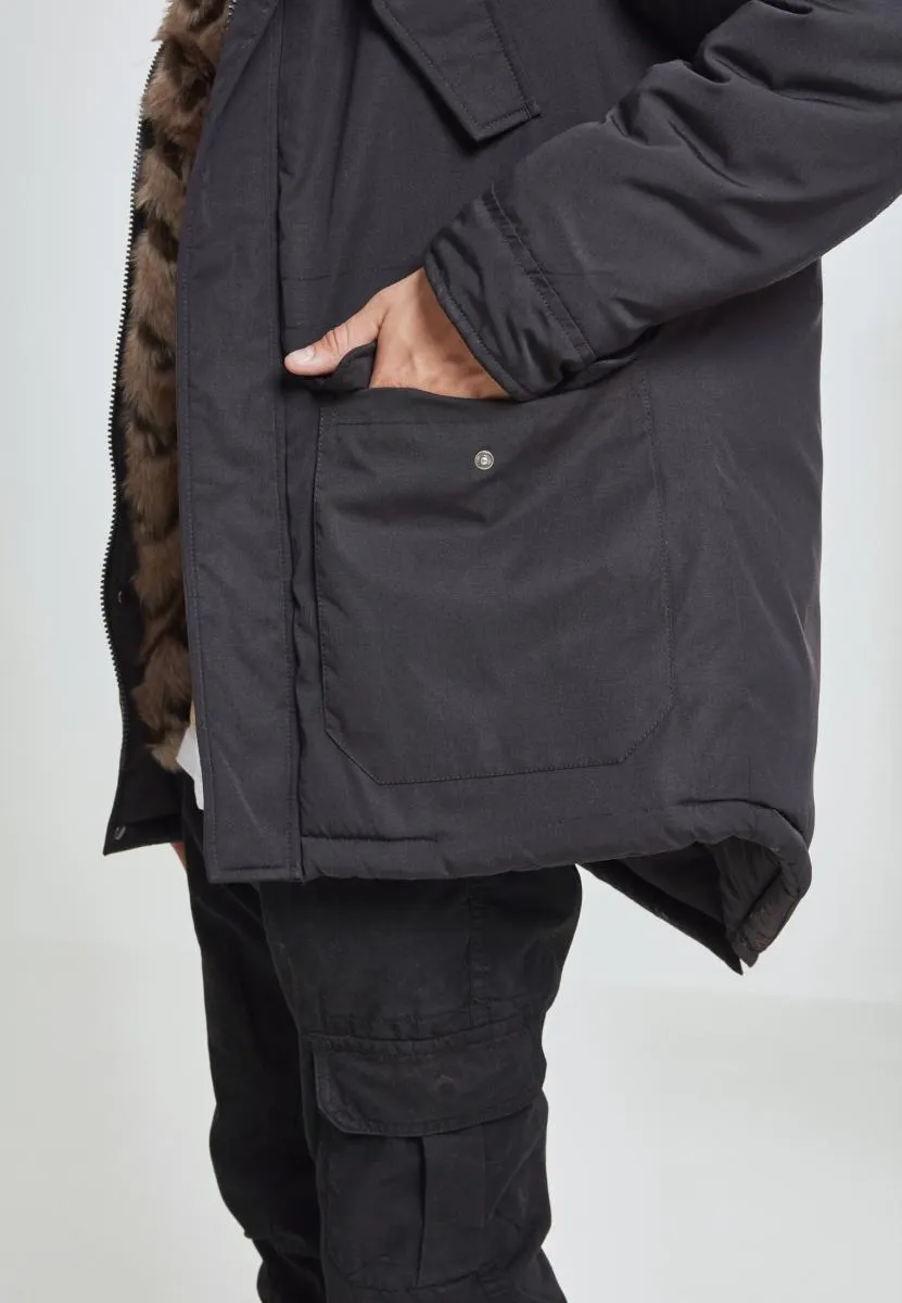 UC Hooded Faux Fur Parka