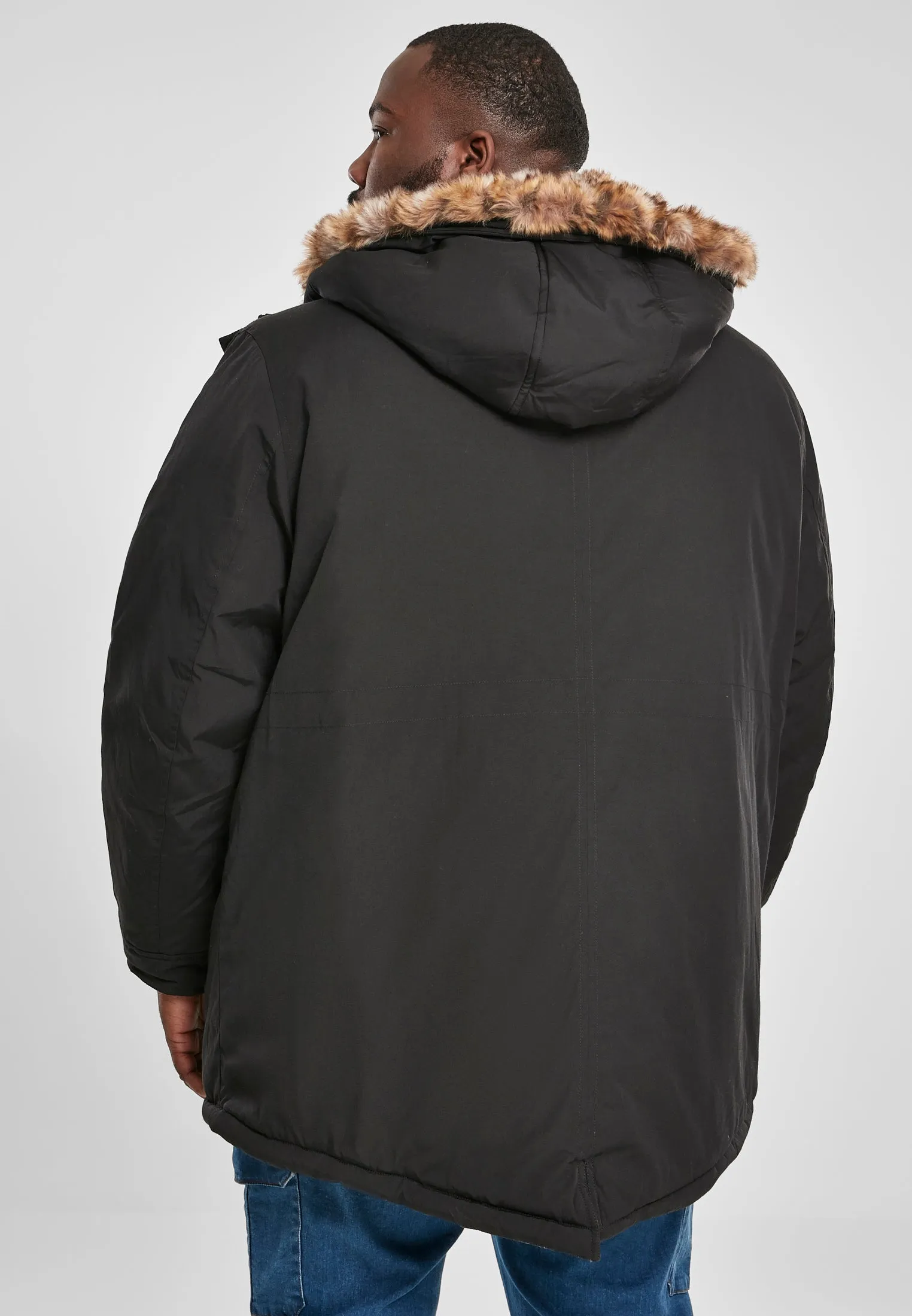 UC Hooded Faux Fur Parka