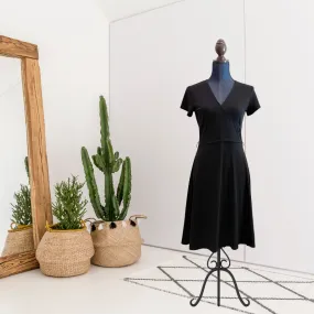 V-Neck Short Sleeve Dress