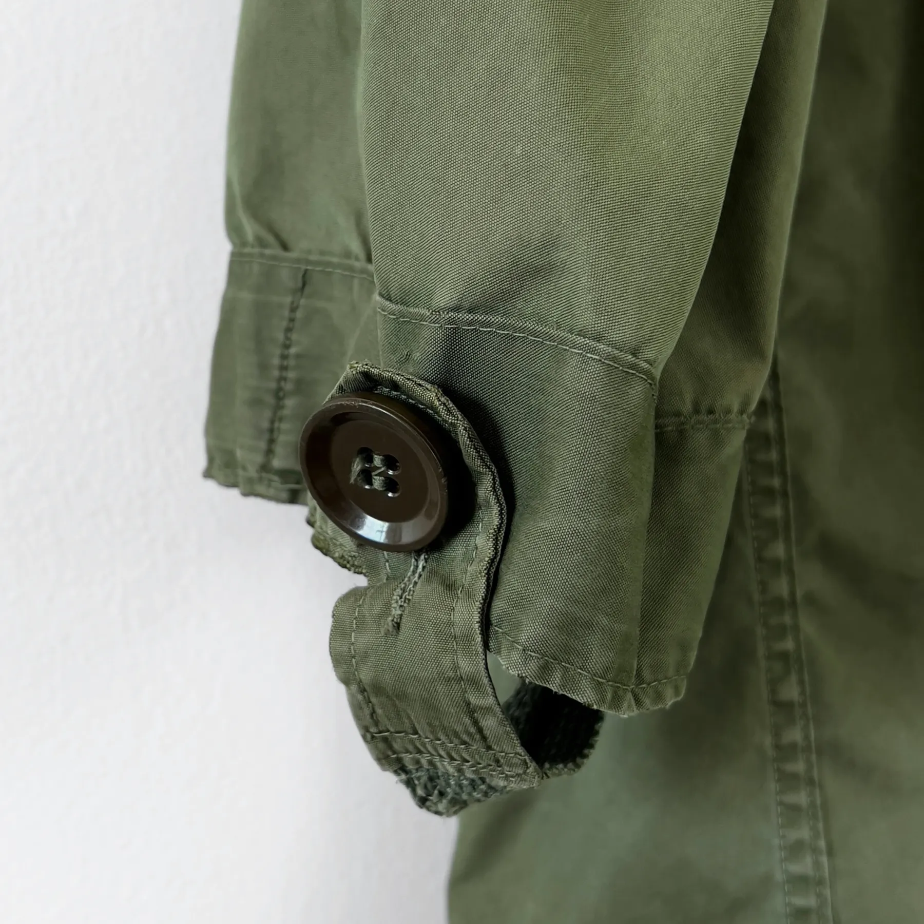 Vintage 1950s U.S. Army M-1951 Hooded Fishtail Parka Shell Jacket
