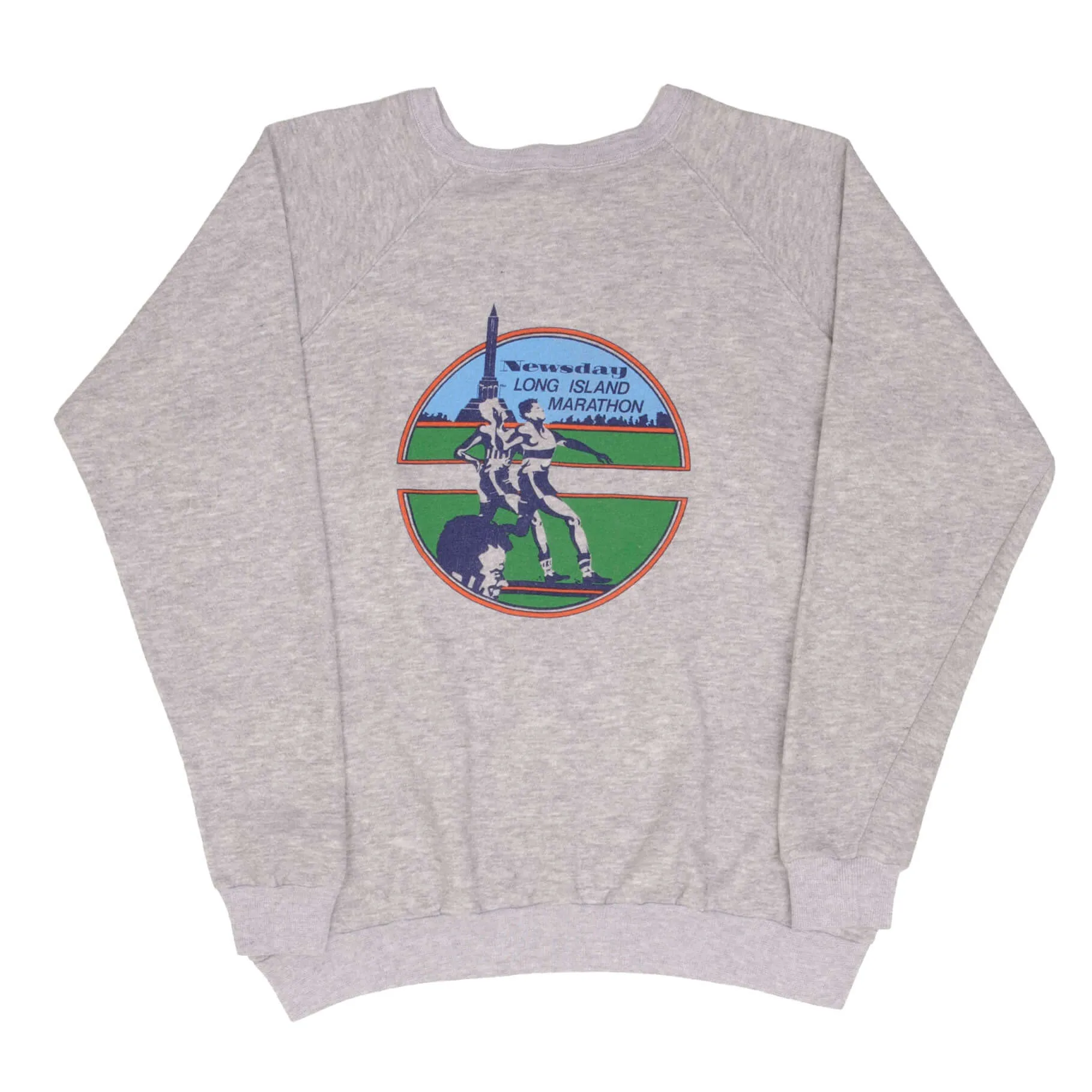 VINTAGE NEWSDAY LONG ISLAND MARATHON 1980S SWEATSHIRT SIZE LARGE