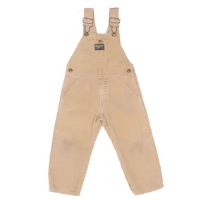 VINTAGE OSH KOSH B'OSH CORDUROY VESTBAK OVERALL SIZE 4T KIDS 1980S MADE IN USA