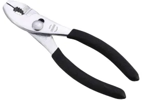 Vulcan JL-NP001 Slip Joint Plier, 6 in OAL, 1 in Jaw Opening, Black Handle, Non-Slip Handle, 1 in W Jaw, 7/8 in L Jaw :EA: QUANTITY: 40