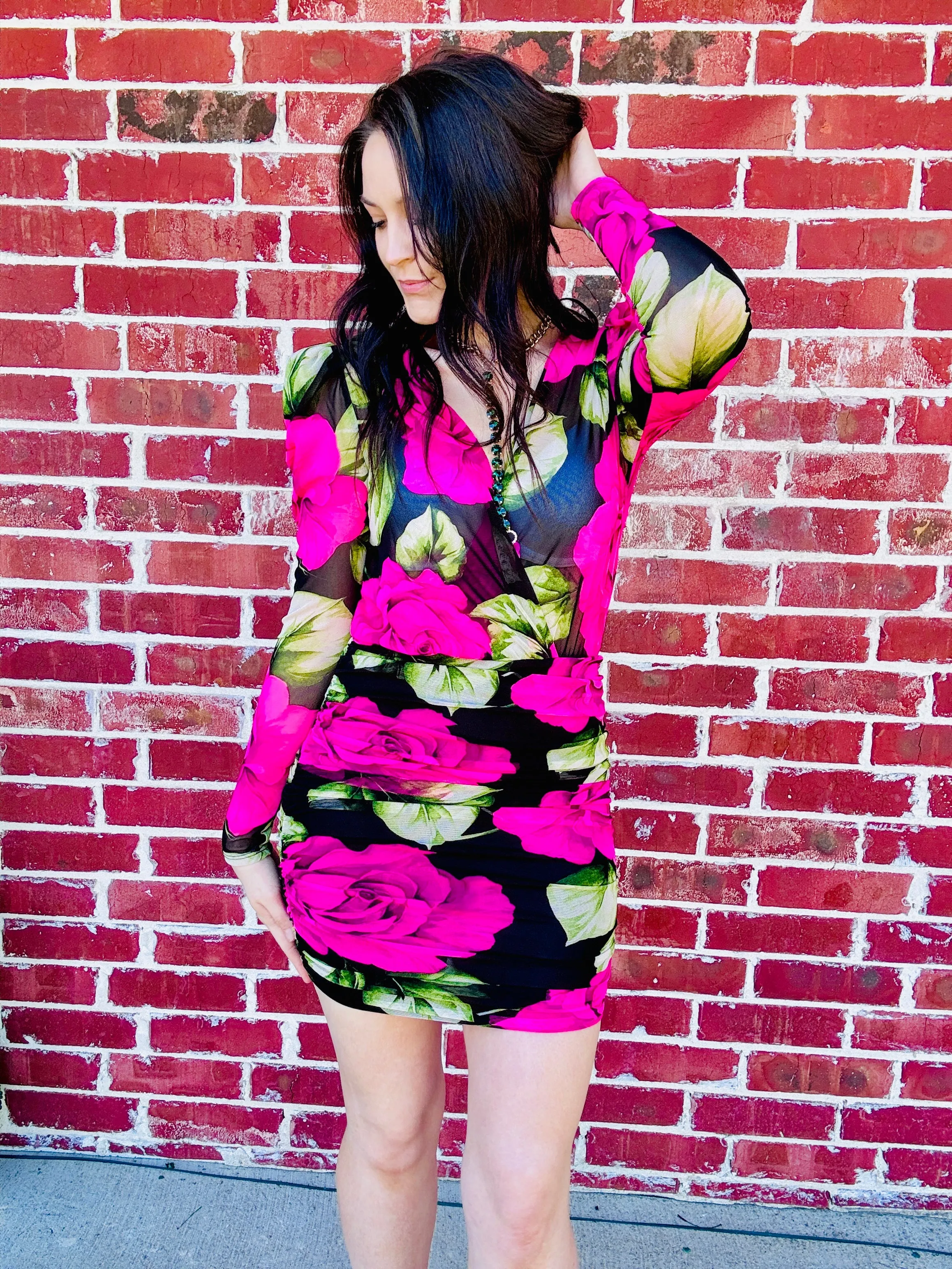 Wait Cabo Ruched Dress