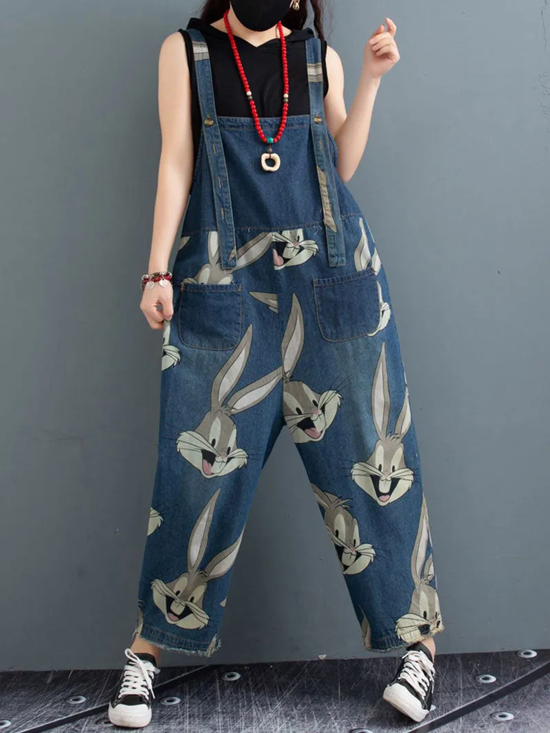 What's Up Bunny Overall Dungarees