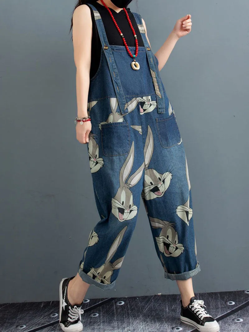 What's Up Bunny Overall Dungarees