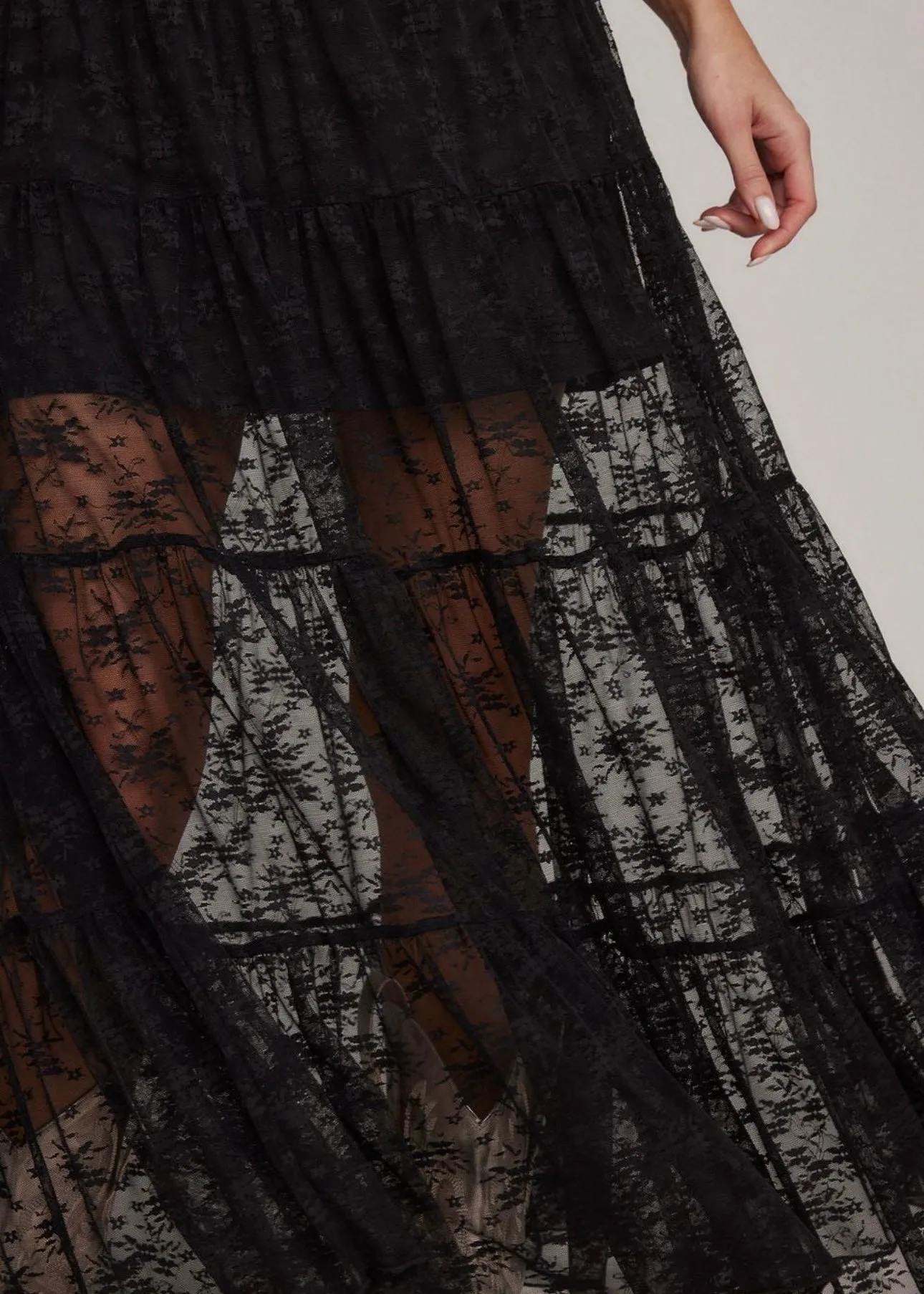 Willow Island Lace Maxi Dress