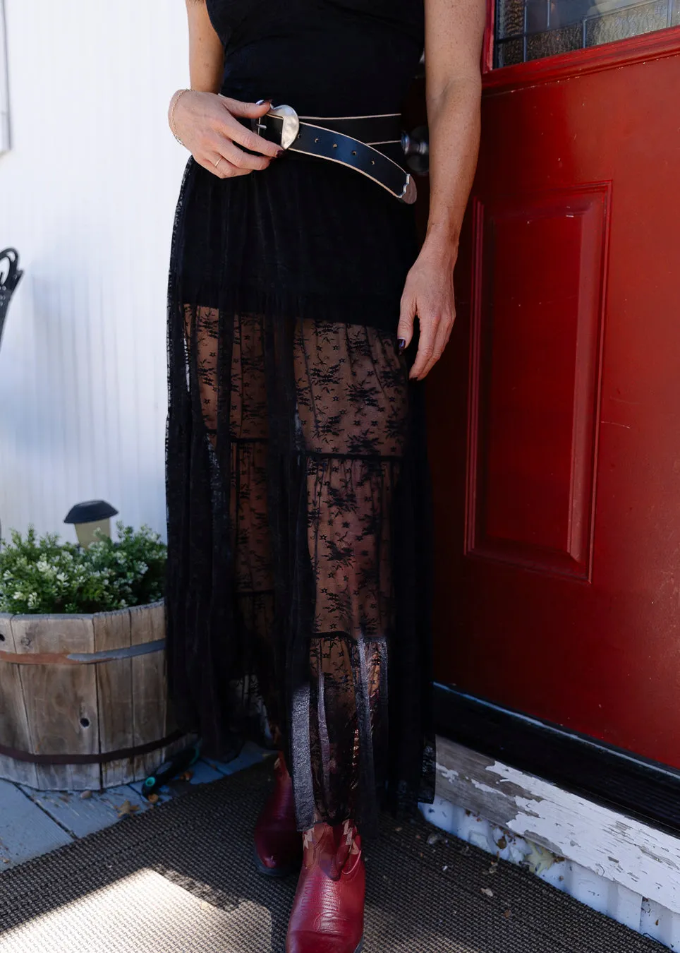 Willow Island Lace Maxi Dress
