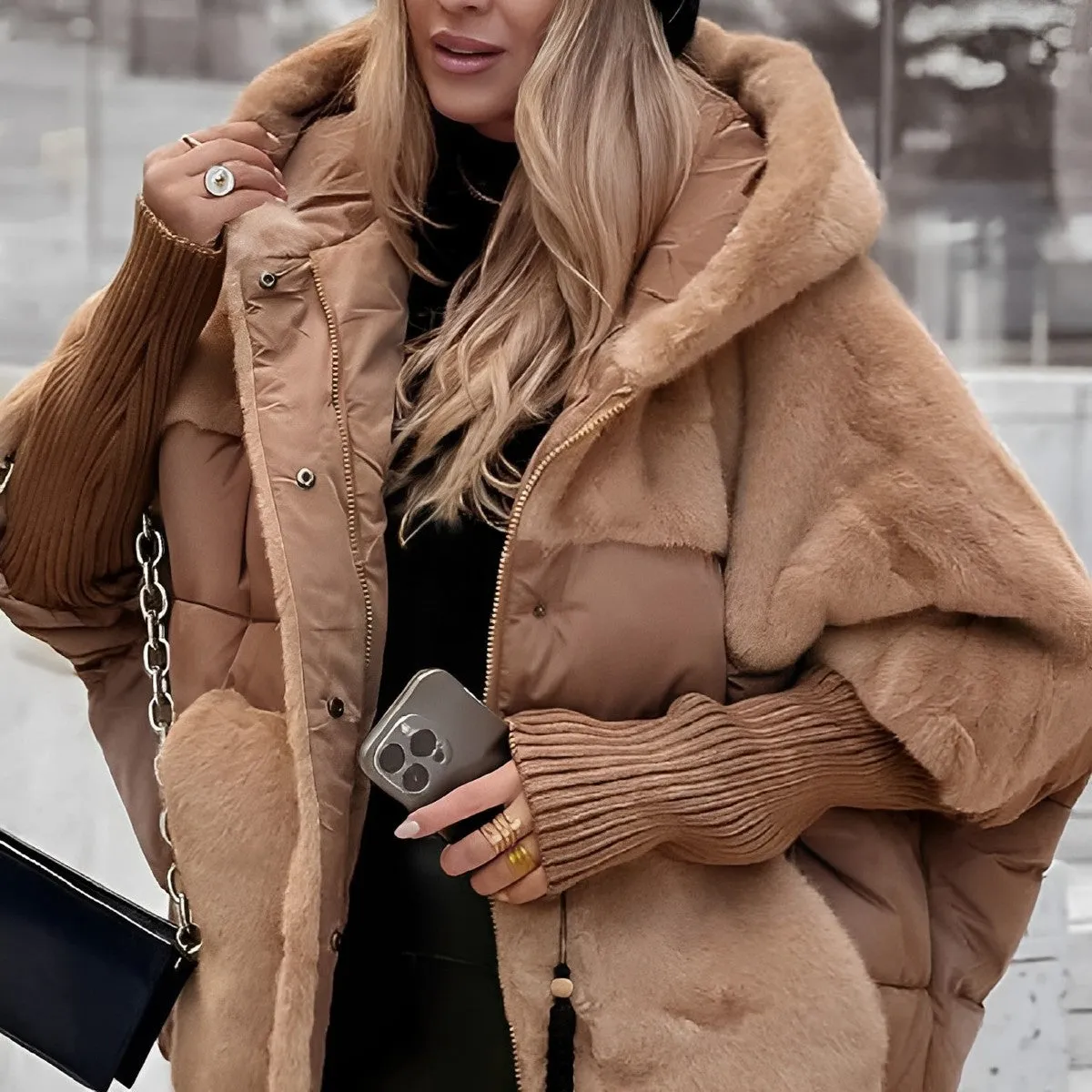 Winter Comfort Hooded Down Jacket