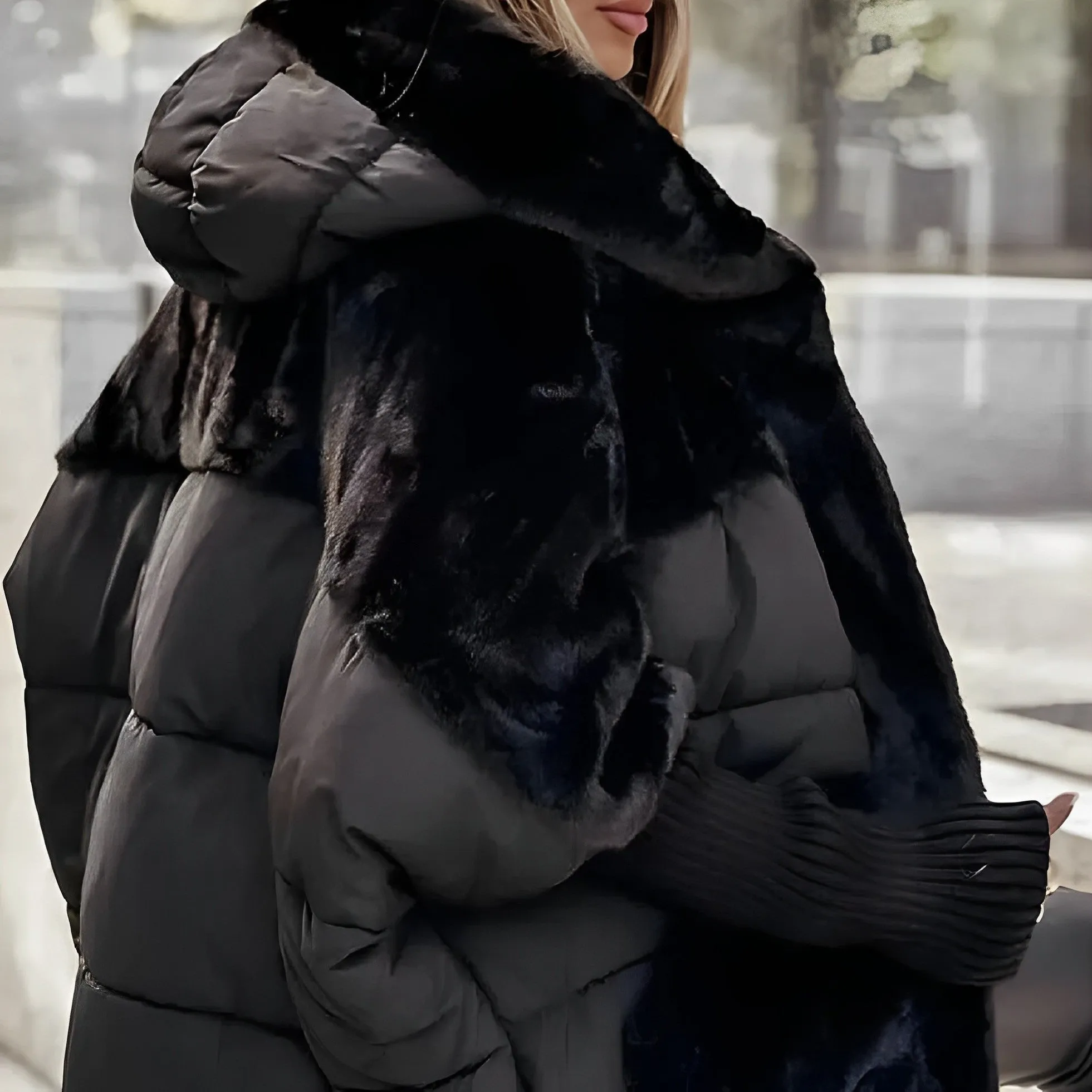 Winter Comfort Hooded Down Jacket